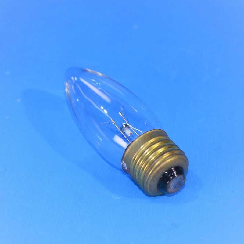 シャンデリア電球　E26　110V40W　C37　C・クリアー