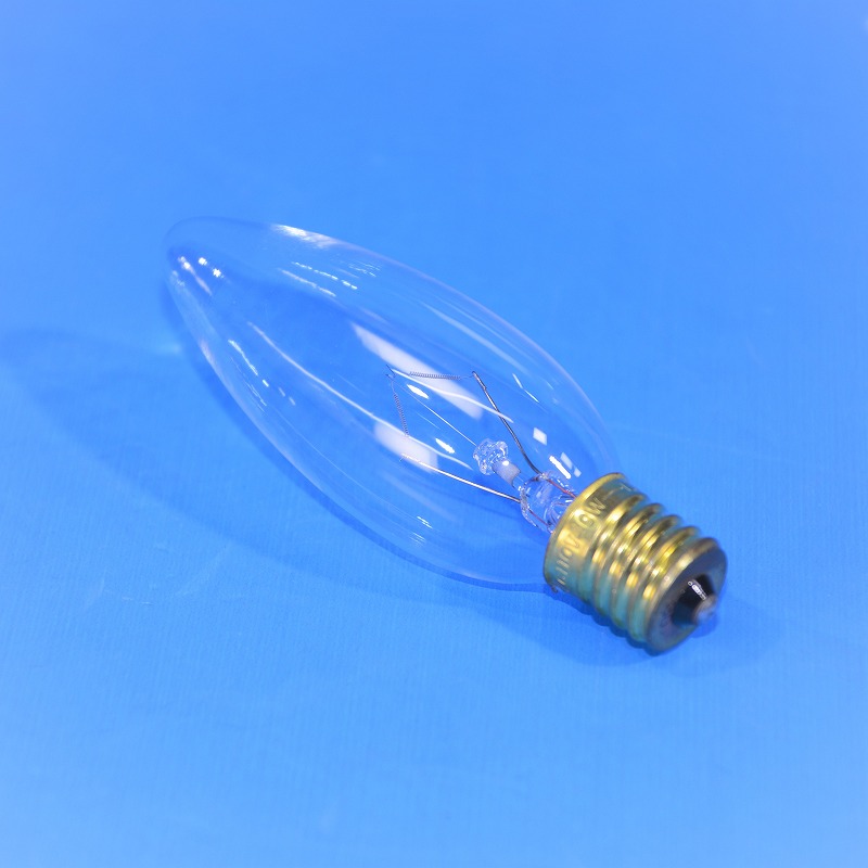 シャンデリア電球　C32　110V40W　E17　C・クリアー