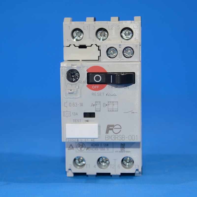 富士電機　BM3RSB-001　マニュアルモータスタータ