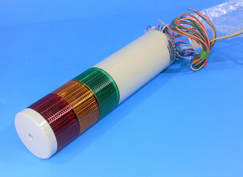 パトライト　LH-310FB　RGB　AC100V　シグナルタワー3段　点滅　中古品1