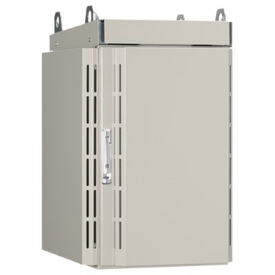 日東工業　RCP50-565T-P8N　屋外用熱対策通信キャビネット（ポール用・19型タテ置きタイプ・電子クーラー仕様）