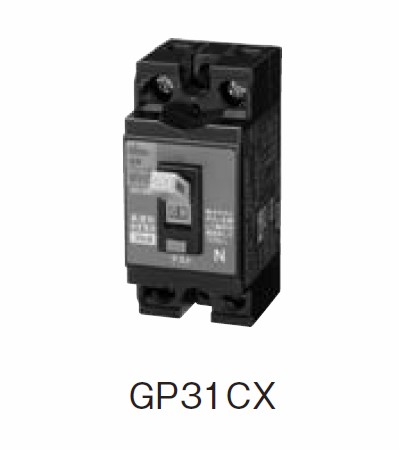 日東工業　GP32CX　2P　15A　F15　分岐用漏電ブレーカ