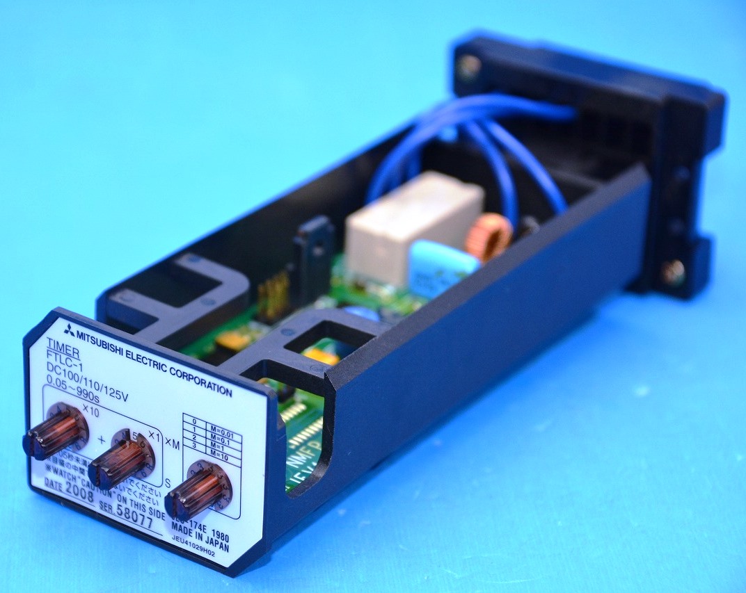 三菱電機　FLTC-1　DC100V　0.05-990sec　タイマー