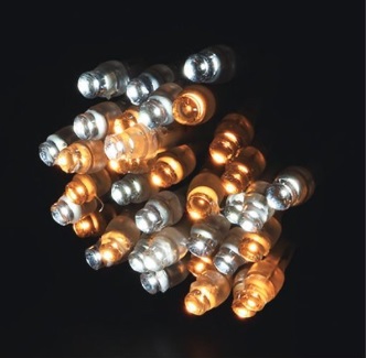 3芯LEDストリングライトVer.Ⅱ　シャンパン×ホワイト　3B100SGW2　ブラックコード・100球