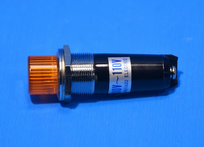 マルヤス電業/小型表示灯ネオンブラケット　NB1531OL　橙色　AC100V