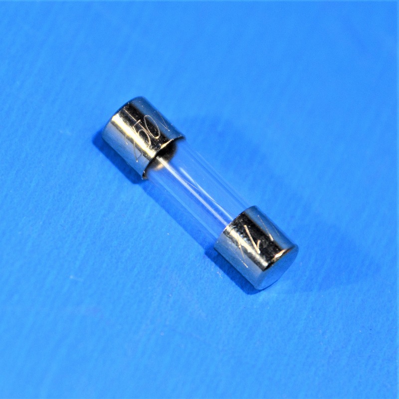 冨士端子　FGMB-A　250V1A　ミニガラス管ヒューズ　(5.2Φ× 20mm)　