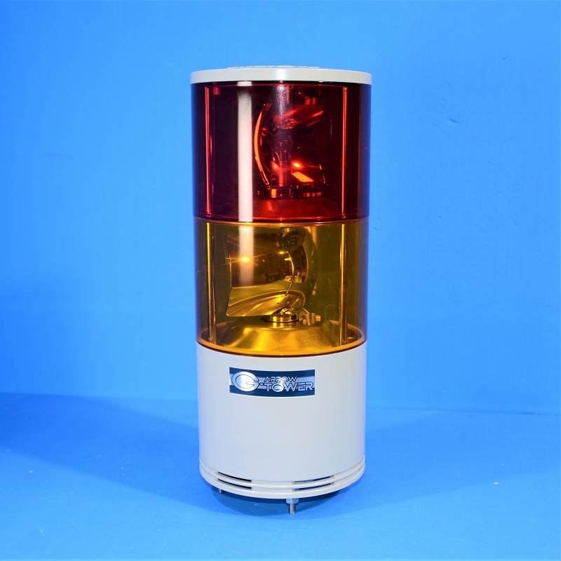 アロー電子　GTK-24-2　DC24V　KR・KY　積層式電球回転灯　TOWER　LIGHT