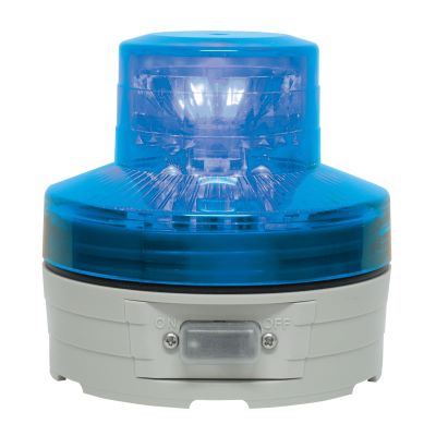 日恵製作所　VL07B-003AB　青　ニコUFO　電池式警告灯