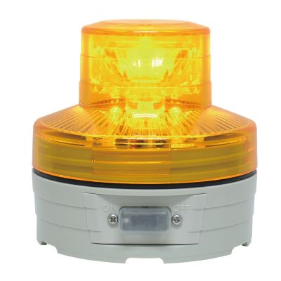 日恵製作所　VL07B-003AY　黄　ニコUFO　電池式警告灯