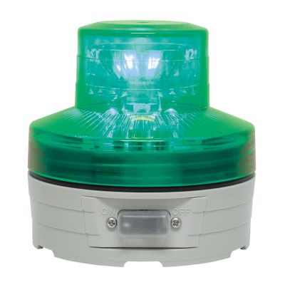 日恵製作所　VL07B-003AG　緑　ニコUFO　電池式警告灯