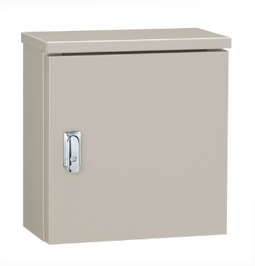 日東工業　OAS16-33（ライトベージュ）・OAS16-33C（クリーム）　屋根付　フカサ：160ｍｍ　屋外用小型ボックス　鉄製基板付