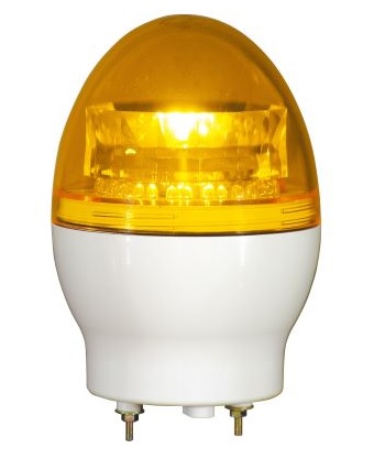 日恵製作所　VL11F-D24NY　黄　ニコフラッシュ・118　DC24V