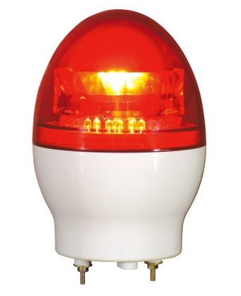 日恵製作所　VL11F-D24NR　赤　ニコフラッシュ・118　DC24V