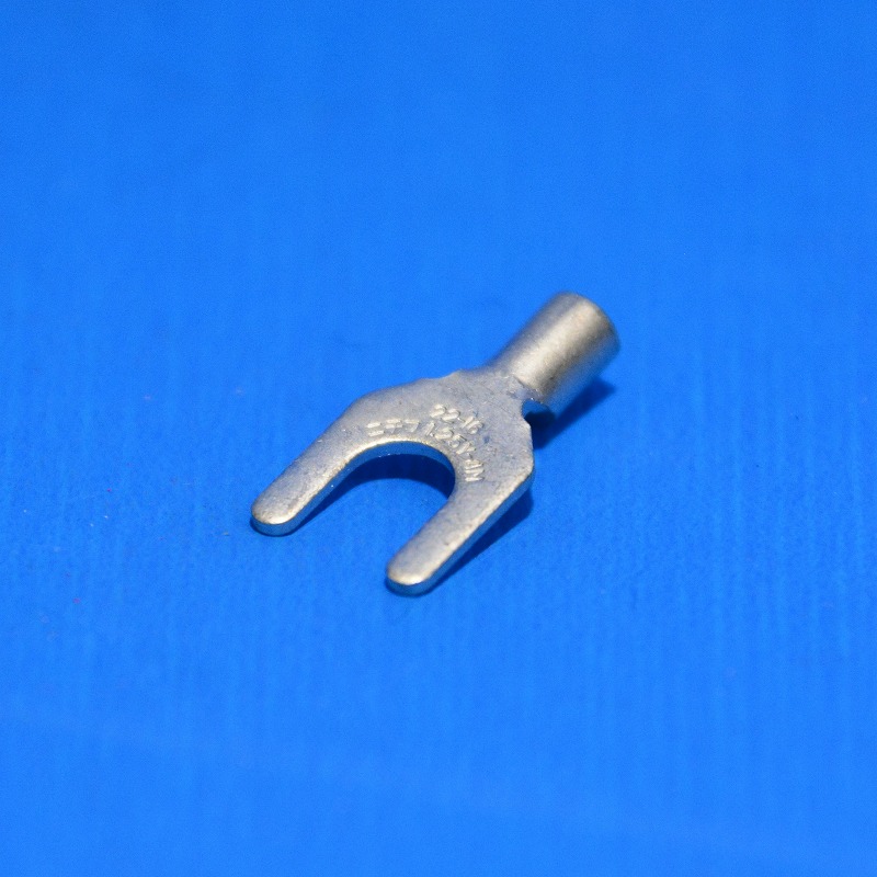 ニチフ　1.25Y-4M　バラ売り　銅線用 裸圧着端子 (Y形)先開形