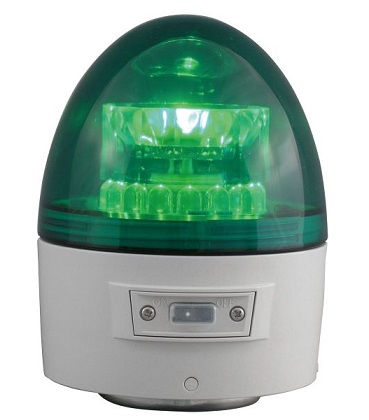 日恵製作所　VL11B-003AG　緑　ニコカプセル　電池式警告灯