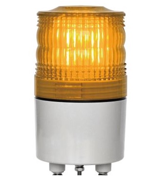 日恵製作所　VL07R-D24NY　黄　ニコトーチ・70　DC12～24V