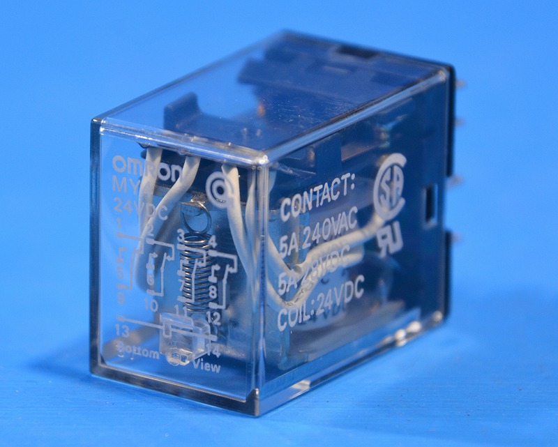 オムロン（OMRON)　MY4　24VDC　ミニパワーリレー（521）