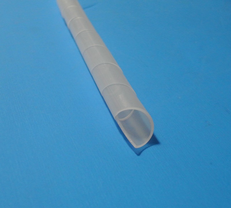 ヘラマンタイトン/スパイラルチューブ　TTS15　乳半　(内径15mm）カット販売