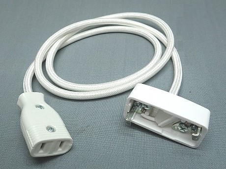 コンセント変換コード5　PEEX-7-W　コード白