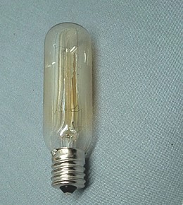 E17　110V40W　T25　A　T25アンバー球【取り寄せ】E