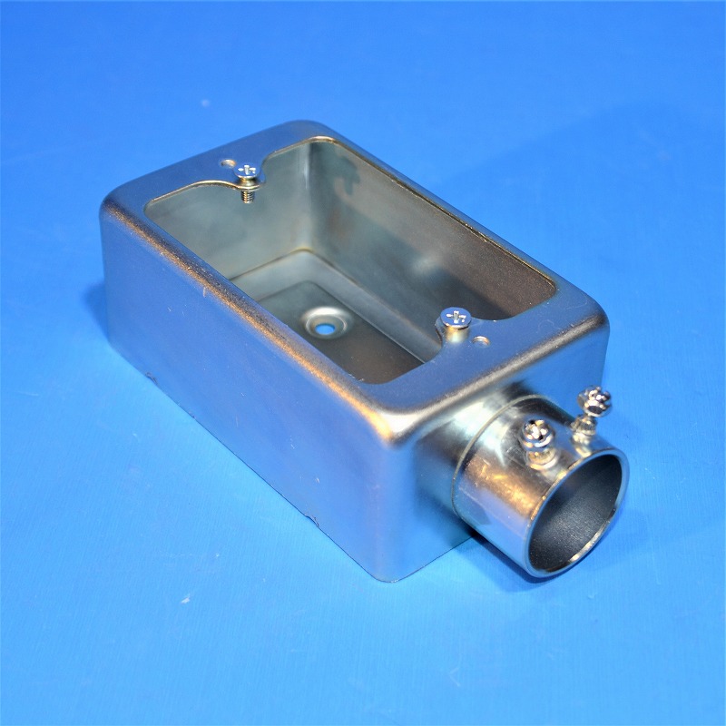 外山電気　TCS11K31（31TCS131）1個用1方出　ねじなしTC露出スイッチボックス　薄鋼用　鋼板製　