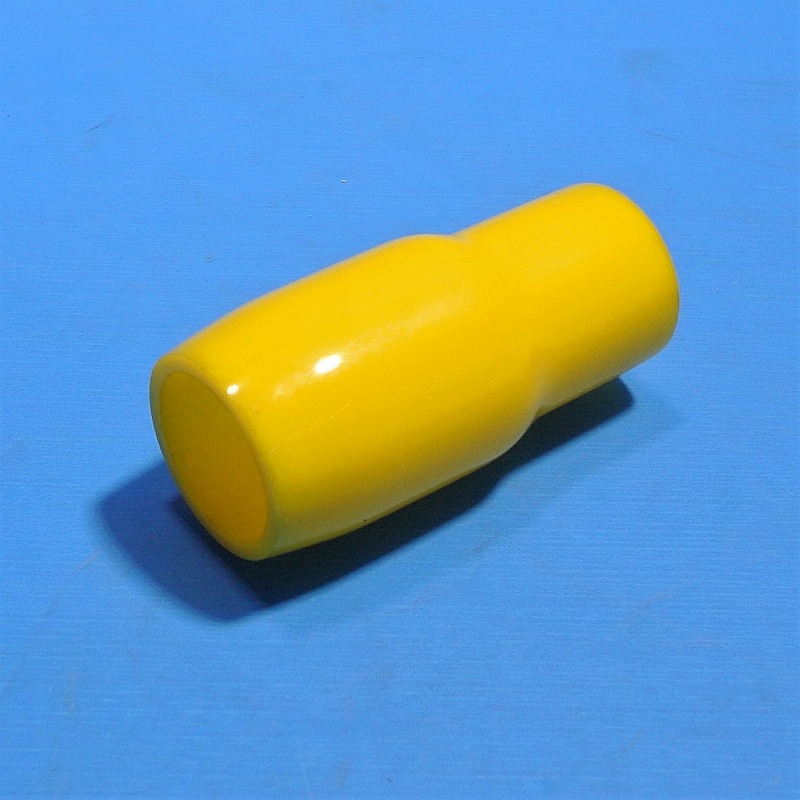 東方電材　ビニールキャップ 　V-100　黄　絶縁キャップ（端子キャップ）端子圧着部カバータイプ　