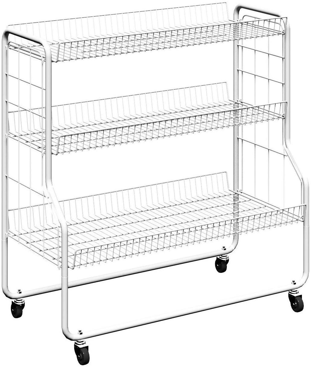 SANYO　BN-33（ホワイト）　BN-33-K（ブラック）　ライトスタンドBN-3段型　店舗用什器　W900