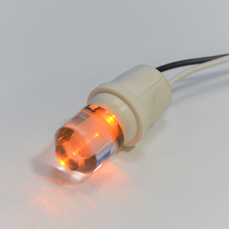 FLED　T22E17-12-1Y　黄（イエロー）　E17　DC12V0.24W　LEDランプ　