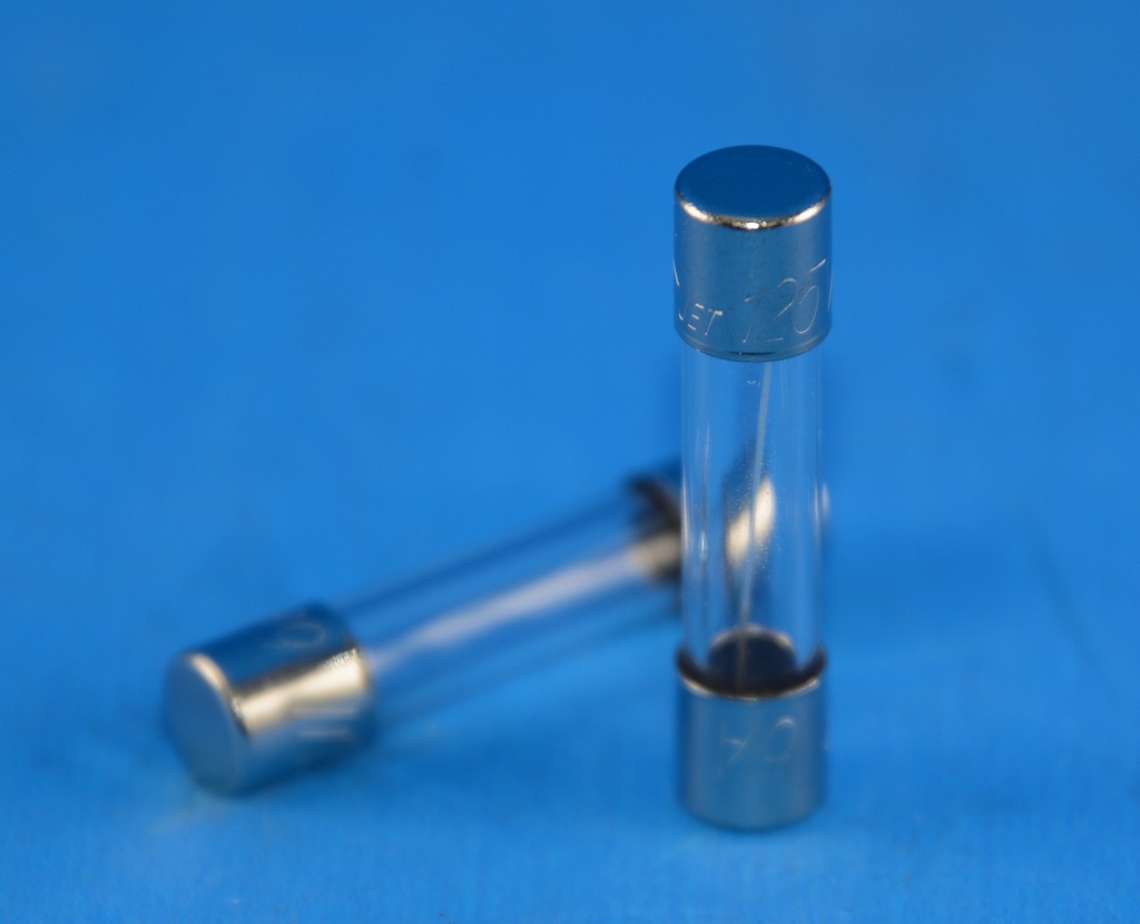 冨士端子　FGBO　250V0.2A　ガラス管ヒューズ　(6.4φ×30mm)　管ヒューズ