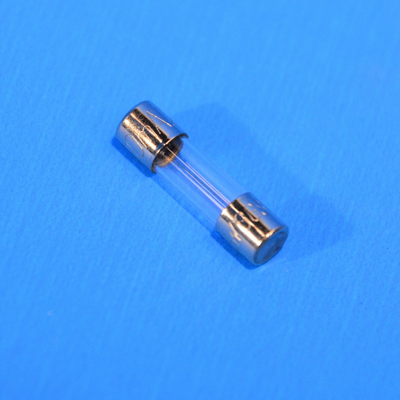 ミニガラス管ヒューズ　800mA250V　φ5.2×20mm