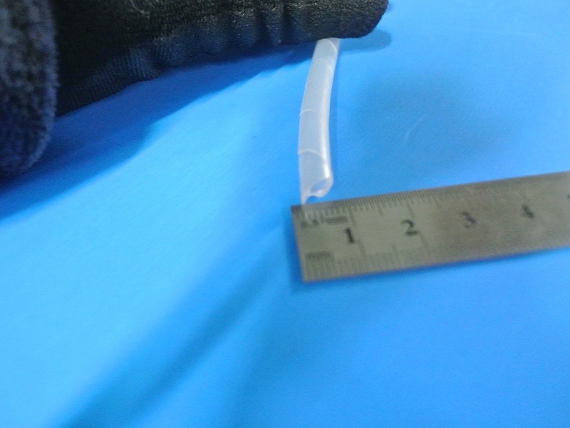 スパイラルチューブ4mm　乳半　（内径4mm）スパイラルチューブ　切り売り