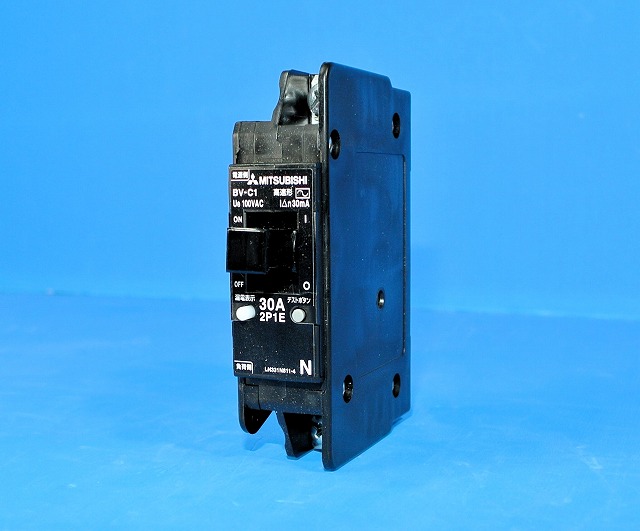 三菱電機　BV-C1 30A 100V 15MA NN　分電盤用遮断器 分岐回路用漏電遮断器