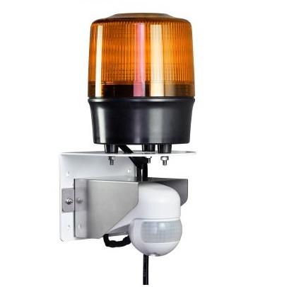日恵製作所　VL12R-100BPY/UJ　黄　ニコトーチ・120　AC100V　人感センサー付