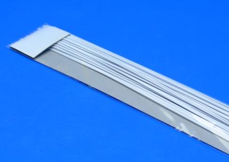 銅バインド線　0.9mm　450mmカット　50本入　白　（0.9銅バインド線カット）