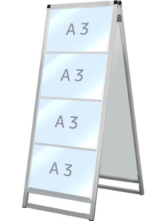 TOKISEI（常盤精工）　CCSK-A3Y8R　カードケーススタンド看板　【A3横8両面】