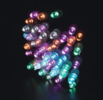 3芯LEDストリングライトRY2　3B100PM2　パステルマルチ