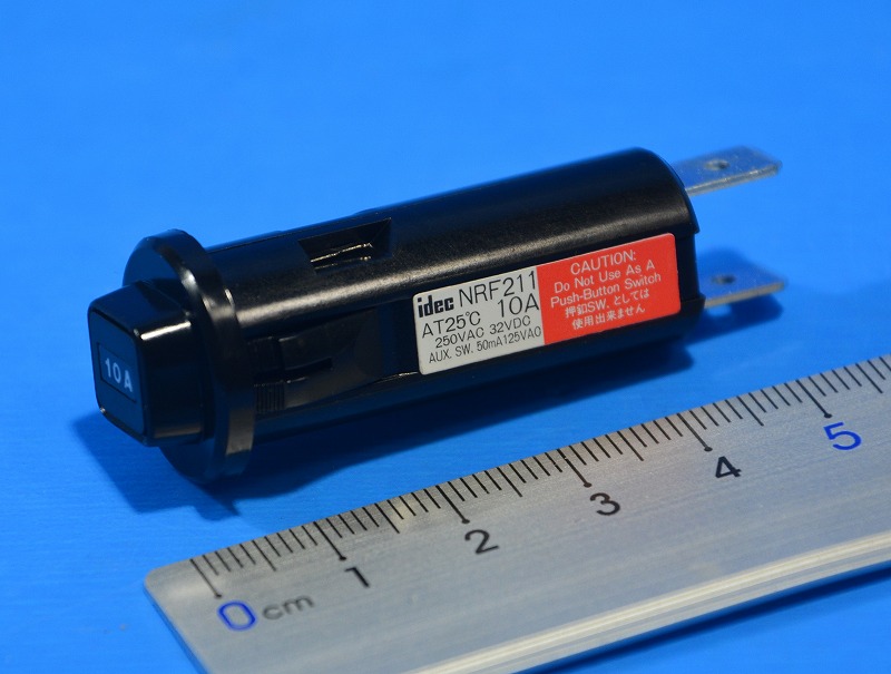 IDEC (アイデック・和泉電気)　NRF211-10A　NRFシリーズサーキットプロテクタ　電流引外し　1極　補助接点なし　